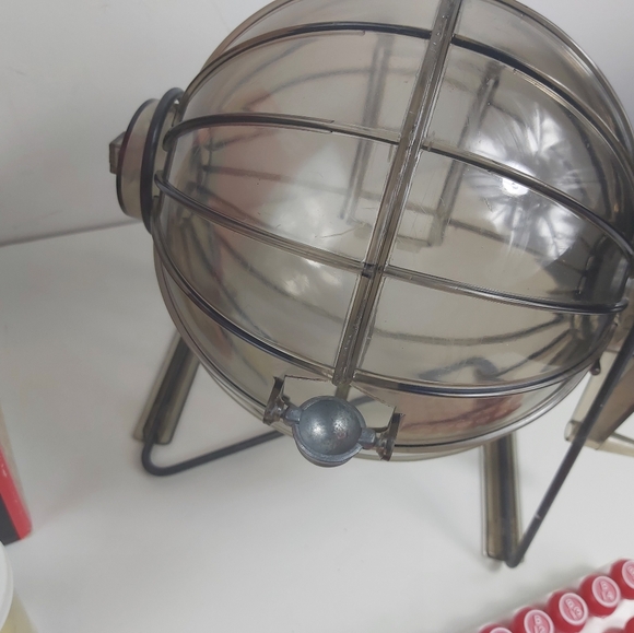 Vintage Pressman Bingo Game Plastic Cage - Picture 8 of 12